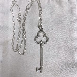 Tiffany & Co Vintage Silver 16” Key Necklace